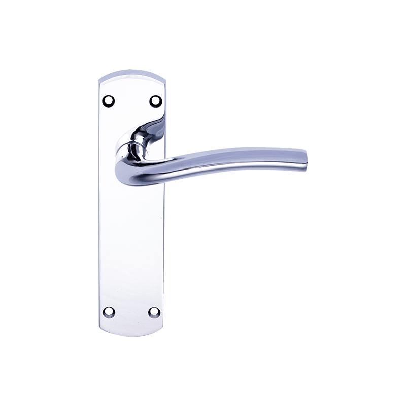 DH170B72 gebogener Hebel -Türgriff am Platten -Polished Chrom