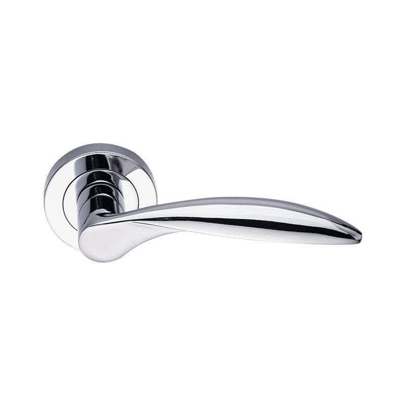 Rosettenanpassung für Zimmertüren, Chrom