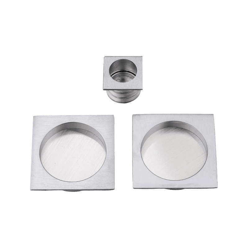 SD56BQ Square Schiebetür Rose mit Flush Pull